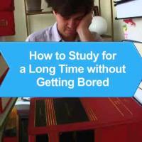 How to Study for a Long Time without Getting Bored