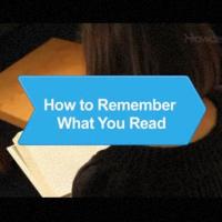 How to remember what you read